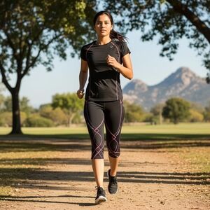 CW-X Support Compression Tights Size Large